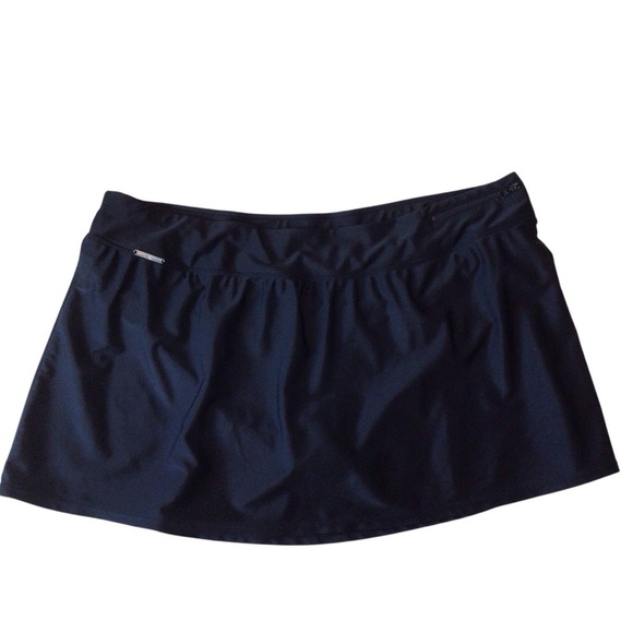 ZeroXposur Sport Women’s Black Skirtini Swim Skort - UPF 30+ Size 1X - Picture 3 of 8
